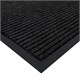 Коврик придверный 80х120 см, ЧЕРНЫЙ, влаго-грязезащитный, 450 г/м2, ребристый, PRIMILA (ПРИМИЛА) EXTRA, 701030 701030