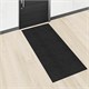 Коврик придверный 90х150 см, ЧЕРНЫЙ, влаго-грязезащитный, 450 г/м2, ребристый, PRIMILA (ПРИМИЛА) EXTRA, 701031 701031