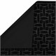 Коврик придверный 60х90 см, ЧЕРНЫЙ, грязезащитный, 430 г/м2, фактурный рисунок АЛМАЗ, ЛЮБАША, 701054 701054