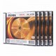 Диски DVD+R (плюс) MIREX, 4,7 ГБ, 16x, Slim Case, КОМПЛЕКТ 5 шт., UL130013A1F 514013