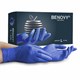 Перчатки нитриловые смотровые 50 пар (100 штук), размер 8-9, L (большой), сиреневые, BENOVY MultiColor 631613 Перчатки нитриловые смотровые 50 пар (100 штук), размер 8-9, L (большой), сиреневые, BENOVY MultiColor 631613