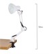 Настольная лампа-светильник SONNEN TL-006, струбцина, 40 Вт, Е27, белый, высота 50 см, 237649 237649