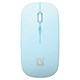 Мышь беспроводная DEFENDER Coda MB-261, 2.4 ГГц + BT, радужная подсветка, 3 кнопки + 1 колесо, 300 мАч, голубая, 52263 514284
