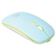 Мышь беспроводная DEFENDER Coda MB-261, 2.4 ГГц + BT, радужная подсветка, 3 кнопки + 1 колесо, 300 мАч, голубая, 52263 514284