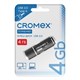 Флеш-диск 4 GB, CROMEX (КРОМЕКС) Standard USB 2.0, черный, 514156 514156 - фото 341297