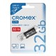 Флеш-диск 32 GB, CROMEX (КРОМЕКС) Ultra USB 3.1, металлический корпус, черный, 514163 514163 - фото 341318