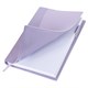 Ежедневник недатированный В6 130х185 мм BRAUBERG "Glam", под кожу, 160 л., сиреневый, 116221 116221
