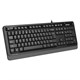 Клавиатура проводная A4TECH Fstyler FKS10, USB, 104 кнопки, черная, 1530187 514288