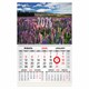 Календарь квартальный 2026 г., 1 блок, 1 гребень, магнитный курсор, мелованная бумага, BRAUBERG, "Люпины", 116915 116915 - фото 341688