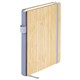 Ежедневник недатированный, А5, 145х213 мм, BRAUBERG "Bamboo", резинка-фиксатор, держатель для ручки, 160 л., бамбук, 117137 117137