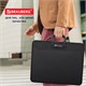 Папка-портфель пластиковая БОЛЬШОГО ФОРМАТА BRAUBERG "ПОРТФОЛИО" А3 (470х380х130 мм), 3 отделения, черная, 223081 223081