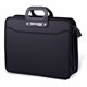 Папка-портфель пластиковая BRAUBERG "ПРЕМЬЕР" А4 (390х315х120 мм) 3 отделения, фактура "бисер", черная, 223082 223082 - фото 342458