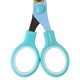 Ножницы 130 мм с цветной печатью "Пингвины", голубые, закругленные, BRAUBERG KIDS, 232271 232271
