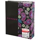 Фотоальбом BRAUBERG на 200 фотографий 10х15 см, твердая обложка, "Пейсли", черный с розовым, 390668 390668