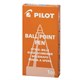 Ручка шариковая масляная автоматическая PILOT, корпус черный, узел 0,7 мм, линия 0,32 мм, синяя 141861