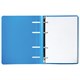 Тетрадь на кольцах А5 160х215 мм, 80 л., пластик, клетка, BRAUBERG, "Голубой", 403251 403251