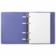 Тетрадь на кольцах А5 (180х220 мм), 120 листов, под кожу, клетка, BRAUBERG "Joy", фиолетовый/светло-фиолетовый, 129989 129989