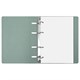 Тетрадь на кольцах А5 (180х220 мм), 120 листов, под кожу, клетка, BRAUBERG "Joy", бирюзовый/серо-голубой, 129993 129993