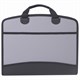 Папка-портфель пластиковая BRAUBERG А4+ (375х305х60 мм), 4 отделения, 2 кармана, серая, 228685 228685 - фото 344836