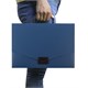 Портфель пластиковый STAFF А4 (320х225х36 мм), без отделений, синий, 229240 229240