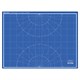 Коврик (мат) для резки BRAUBERG EXTRA 5-слойный, А2 (600х450 мм), двусторонний, толщина 3 мм, синий, 237176 237176