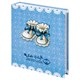 Фотоальбом BRAUBERG "Baby shoes" на 200 фото 10х15 см, твердая обложка, термосклейка, голубой, 39114 391147 - фото 345724