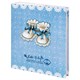 Фотоальбом BRAUBERG "Baby shoes" на 200 фото 10х15 см, твердая обложка, термосклейка, голубой, 39114 391147