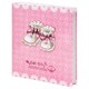 Фотоальбом BRAUBERG "Baby shoes" на 200 фото 10х15 см, твердая обложка, термосклейка, розовый, 39114 391148