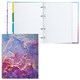 Тетрадь на кольцах А5 (175х215 мм), 120 листов, твердый картон, клетка, с разделителями, BRAUBERG, Marble, 404086 404086