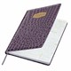 Дневник 1-11 класс 48 л., кожзам (твердая с поролоном), нашивка, BRAUBERG "CROCODILE", фиолетовый, 106211 106211