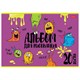 Альбом для рисования, А4, 20 л., скоба, обложка картон, выборочный лак, HATBER, 205х290 мм, "Монстрики", 074632 106530 Альбом для рисования, А4, 20 л., скоба, обложка картон, выборочный лак, HATBER, 205х290 мм, "Монстрики", 074632 106530