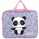 Папка на молнии с ручками BRAUBERG А4, 1 отделение, полиэстер, 80 мм, "Funny panda", 271127 271127 - фото 350056
