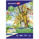 Папка для акварели А4, 20 л., 270 г/м2, мелкое зерно, BRAUBERG ART CLASSIC, "Беседка в парке", 114398 114398 - фото 350106