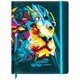 Дневник 1-11 класс 48 л., кожзам (твердая), печать, резинка, конверт, BRAUBERG, "Bright Lion", 106577 106577 - фото 351130