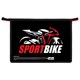 Папка для труда на молнии BRAUBERG А4, 2 отделения, органайзер, "Sport bike", 270981 270981 - фото 351439