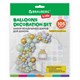 Шары воздушные НАБОР ДЛЯ ДЕКОРА "Нежность", 105 шаров, голубой/мятный/золото, BRAUBERG KIDS, 591896 591896