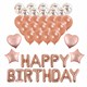 Шары воздушные НАБОР ДЛЯ ДЕКОРА "Happy Birthday", 43 шара, розовое золото, BRAUBERG KIDS, 591899 591899 - фото 352167