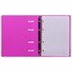 Тетрадь на кольцах А5 175х220 мм, 120 л., пластик, с резинкой, BRAUBERG, Розовый, 404622 404622
