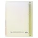 Тетрадь на кольцах БОЛЬШАЯ 305х235 мм А4, 120 л., пластик, с разделителями, BRAUBERG, Желтый, 404624 404624