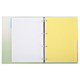 Тетрадь на кольцах БОЛЬШАЯ 305х235 мм А4, 120 л., пластик, с разделителями, BRAUBERG, Зеленый, 404625 404625