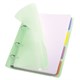 Тетрадь на кольцах А5 175х220 мм, 120 л., пластик с блестками, с резинкой и разделителями, BRAUBERG, Зеленый, 404632 404632