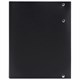 Тетрадь на кольцах А5 175х220 мм, 120 л., пластик, на липучке, с разделителями, BRAUBERG, Черный, 404637 404637