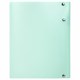 Тетрадь на кольцах А5 175х220 мм, 120 л., пластик, на липучке, с разделителями, BRAUBERG, Мятный, 404638 404638