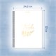 Папка-тетрадь для нот А4, 20 вкладышей на 40 страниц, на гребне, пластик, БЕЛАЯ, BRAUBERG, 404644 404644