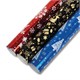 Бумага упаковочная подарочная С ЭФФЕКТАМИ новогодняя НАБОР 3 шт., "Xmas Pattern" 70х100 см, ЗОЛОТАЯ СКАЗКА, 591935 591935