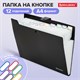 Папка-органайзер на кнопке 12 отделений, BRAUBERG "Extra", А4, черная с белым, 271930 271930