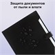 Папка-органайзер на кнопке 12 отделений, BRAUBERG "Extra", А4, черная с белым, 271930 271930