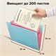 Папка-органайзер на кнопке 12 отделений, BRAUBERG "Extra", А4, голубая с розовым, 271932 271932