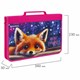 Папка на молнии BRAUBERG А4 с ручкой, с органайзером, 1 отделение, "Cute fox", 272217 272217