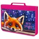 Папка на молнии BRAUBERG А4 с ручкой, с органайзером, 1 отделение, "Cute fox", 272217 272217